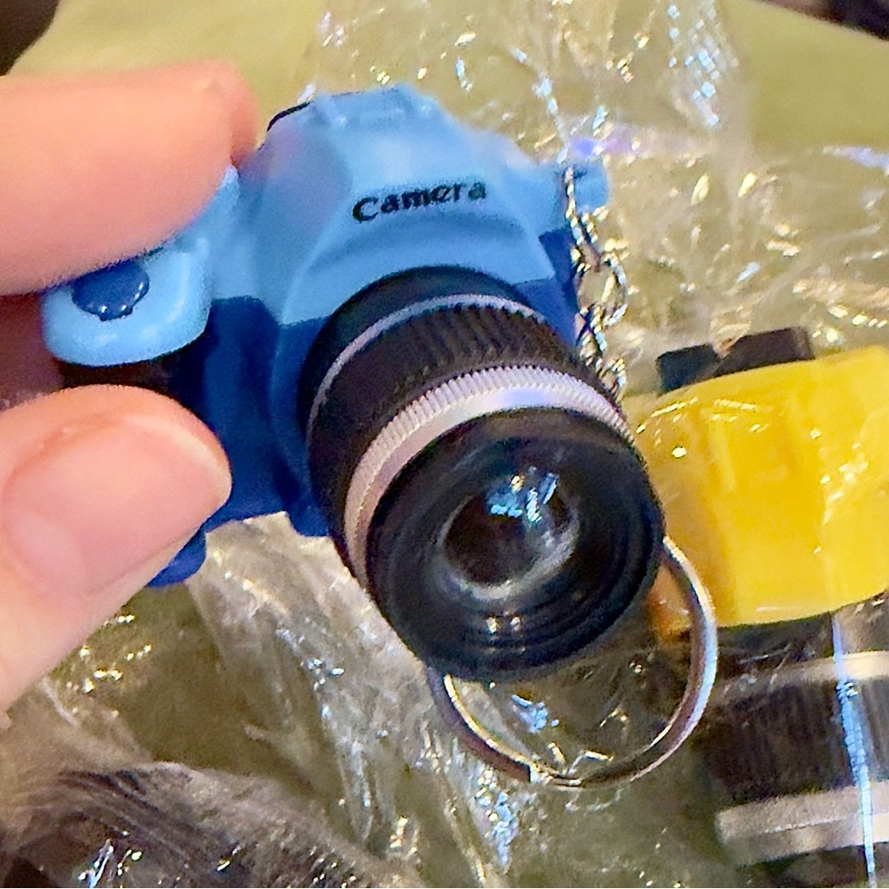 Blue Mini Camera Keychain Charm - Unbranded - Picture 7 of 8